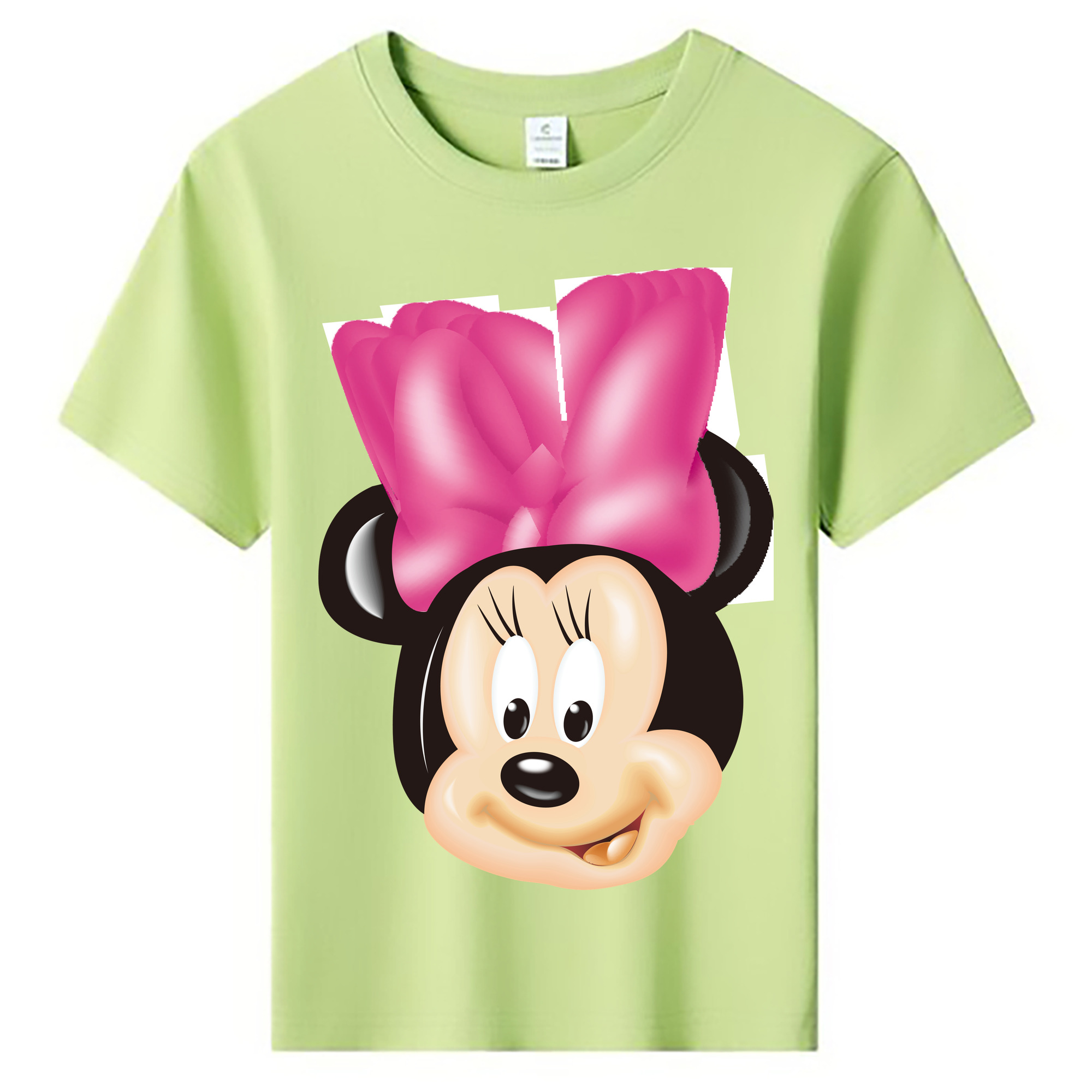 ミッキーマウス Mickey Mouse 綿100％キッズTシャツ（フロントプリント）